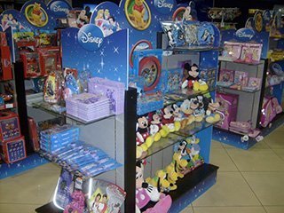 Торговая стойка для игрушек и детских товаров