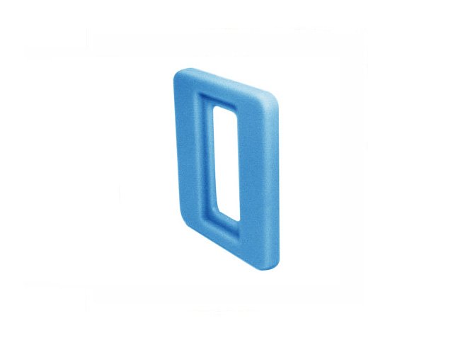 KZ02-SL1 \ Декор для крепления на панель (прямоугольник) синего цвета